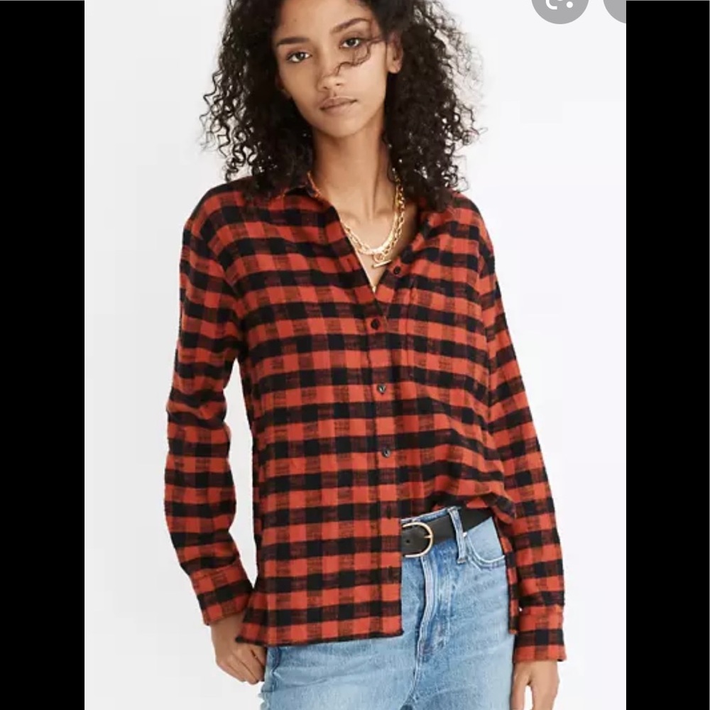 Women’s Buffalo Check Plaid Flannel by Madewell NWT 🤩 - S